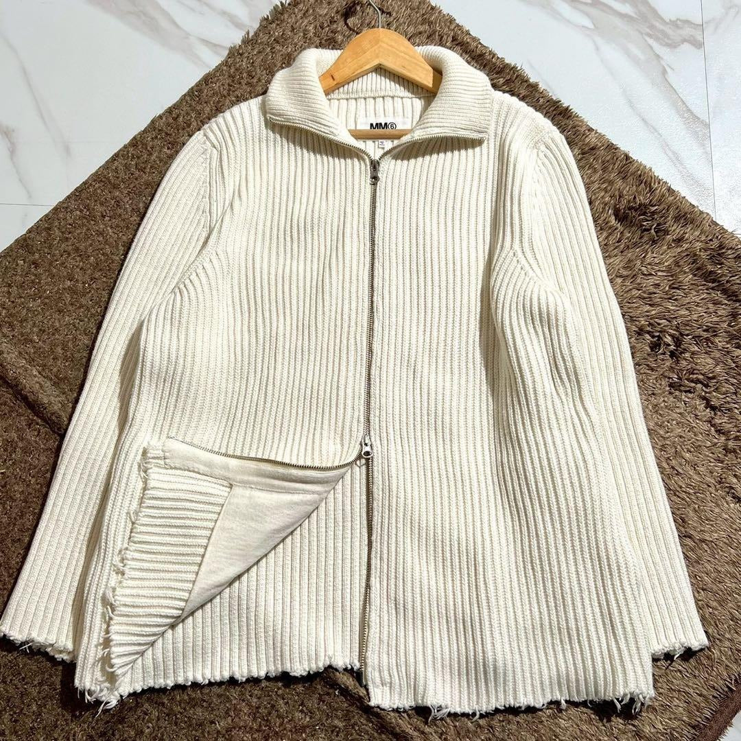 Maison Margiela - Maison Margiela 23SS Driver's Knitwear White Size M