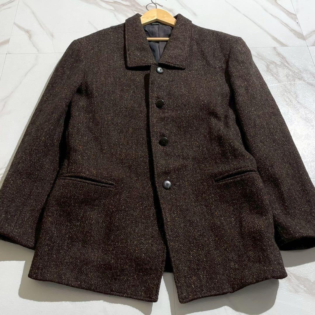 Yohji Yamamoto - Yohji Yamamoto POUR HOMME 80s Harris Tweed Jacket Size L
