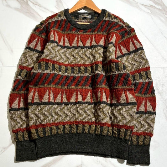 Issey Miyake - ISSEY MIYAKE 80s Brush Tag 3D Long Sleeve Knit Size L