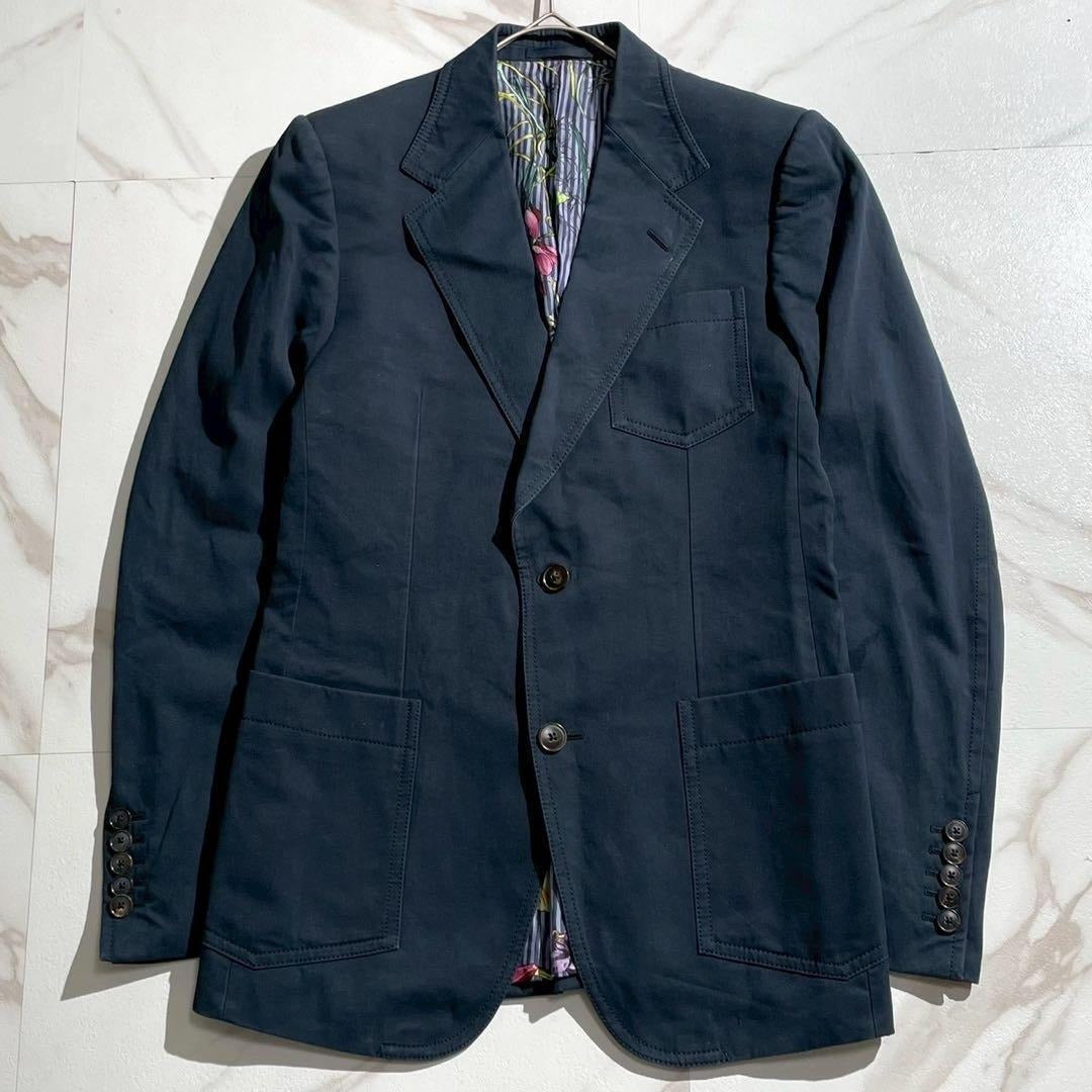Gucci - GUCCI Floral Tailored Jacket Navy Size M