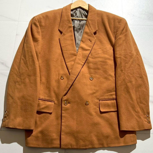 Vintage Comme des Garcons Outwear - COMME des GARCONS HOMME PLUS Jacket 1991 Brown Size L - Authentic Archive