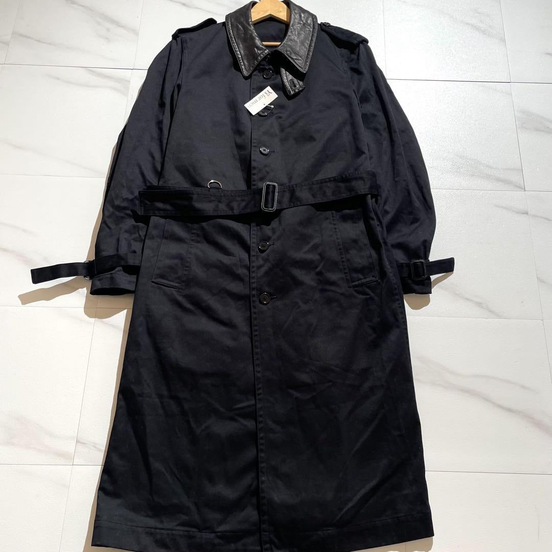 Vintage Yohji Yamamoto Outwear - Brand new Y's for men trench coat Black Size XL - Authentic Archive