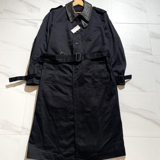 Vintage Yohji Yamamoto Outwear - Brand new Y's for men trench coat Black Size XL - Authentic Archive