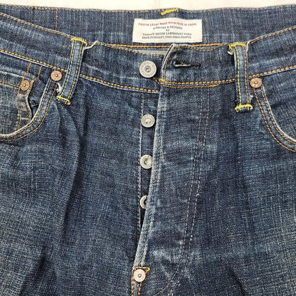 Vintage EVISU Bottoms - EVISU Multi Pocket Denim Pants Indigo Cotton 34 x 34 - Authentic Archive