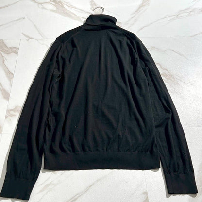 Vintage Gucci Tops - GUCCI Knit King's Snake Wool Black Size S - Authentic Archive