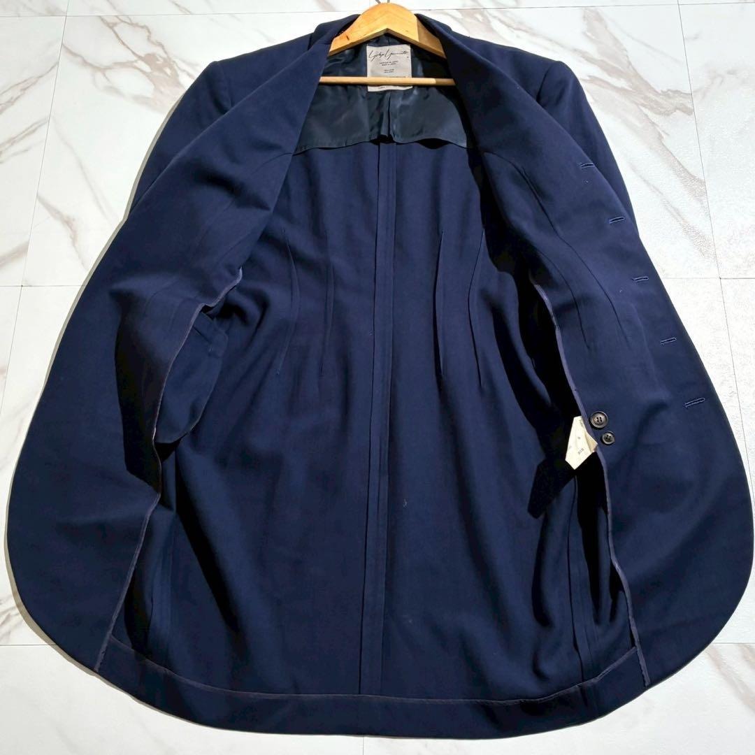 Yohji Yamamoto - Yohji Yamamoto 80s Tailored Jacket Navy Size M