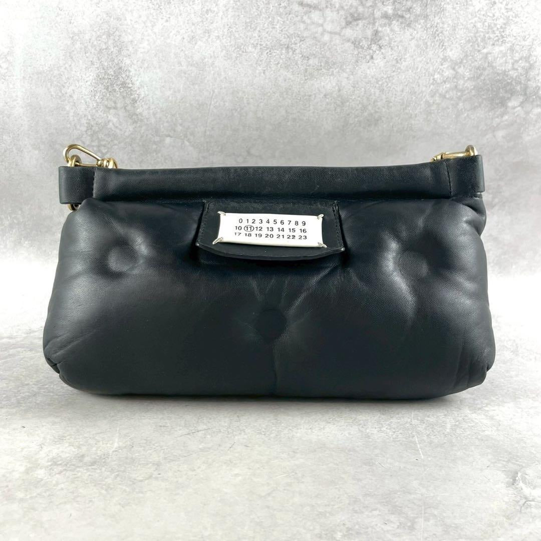 Vintage Maison Margiela Accessory - Maison Margiela 18AW Gram Slam Leather Shoulder Bag Black - Authentic Archive