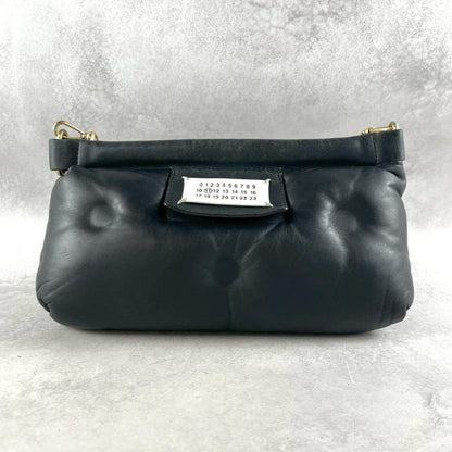 Vintage Maison Margiela Accessory - Maison Margiela 18AW Gram Slam Leather Shoulder Bag Black - Authentic Archive