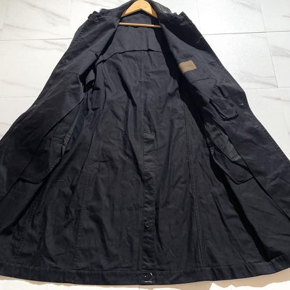 Vintage Yohji Yamamoto Outwear - Brand new Y's for men trench coat Black Size XL - Authentic Archive
