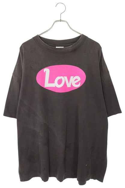 Vintage Saint Michael Tops - SAINT MICHAEL 25SS LOVE Printed T-Shirt Gray Size XXL - Authentic Archive