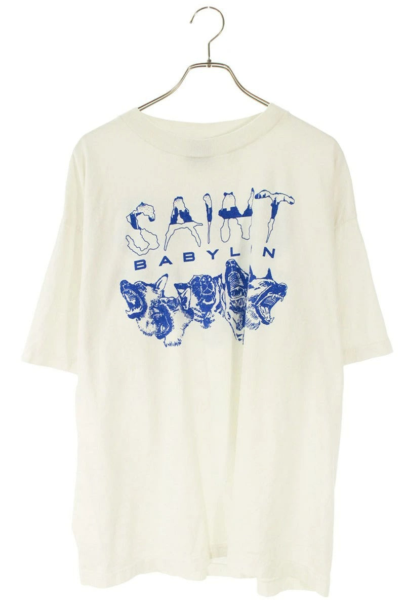 Vintage Saint Michael Tops - SAINT MICHAEL 25AW Double Sided Printed T-Shirt White Size XL - Authentic Archive