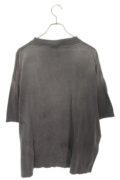 Vintage Saint Michael Tops - SAINT MICHAEL PAM Distressed Graphic Printed T-Shirt Black Size XXL - Authentic Archive