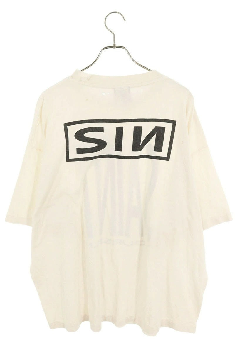 Vintage Saint Michael Tops - SAINT MICHAEL 25SS SAINT YOURSELF Printed T-Shirt White Size XXL - Authentic Archive