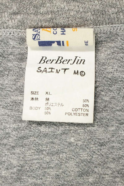 Vintage Saint Michael Tops - SAINT MICHAEL BerBerJin College Logo T-Shirt Gray Size XL - Authentic Archive