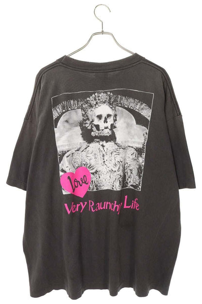 Vintage Saint Michael Tops - SAINT MICHAEL 25SS LOVE Printed T-Shirt Gray Size XXL - Authentic Archive