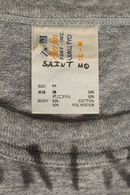 Vintage Saint Michael Tops - SAINT MICHAEL BerBerJin 25SS College Logo T-Shirt Gray Size M - Authentic Archive