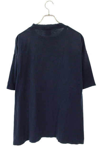 Vintage Saint Michael Tops - SAINT MICHAEL NEIGHBORHOOD Distressed Skull Printed T-Shirt Navy Size XL - Authentic Archive