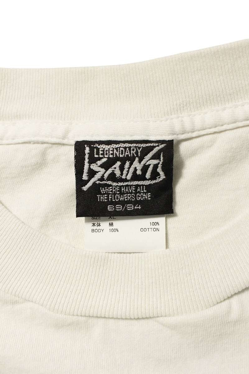 Vintage Saint Michael Tops - SAINT MICHAEL 25AW Double Sided Printed T-Shirt White Size XL - Authentic Archive