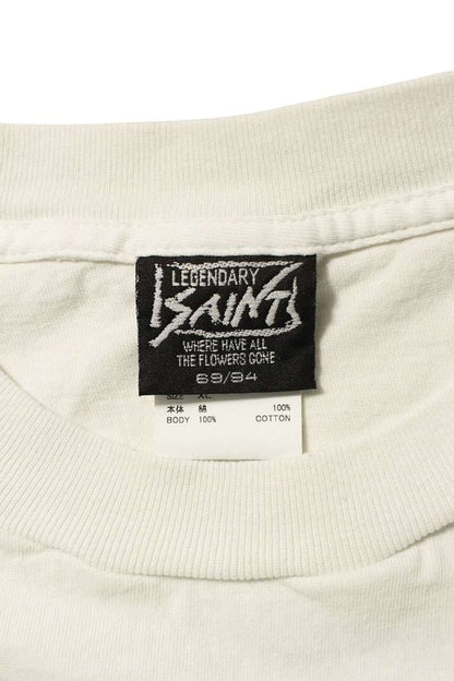Vintage Saint Michael Tops - SAINT MICHAEL 25AW Double Sided Printed T-Shirt White Size XL - Authentic Archive