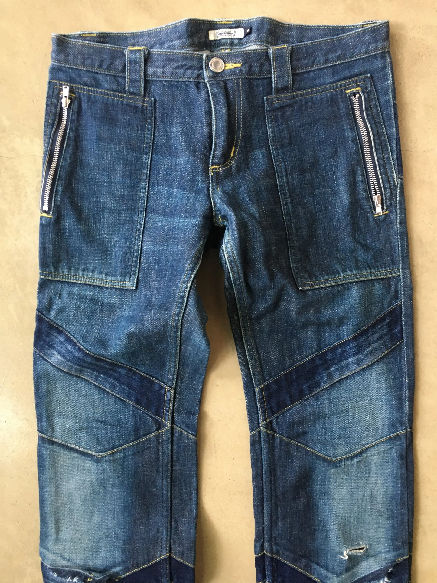 Undercover - Undercover 01 D.A.V.F. Distressed Jeans