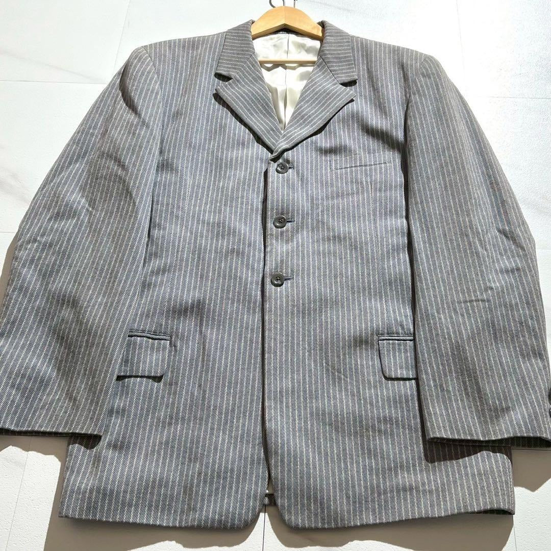 Vintage Yohji Yamamoto Outwear - Yohji Yamamoto POUR HOMME Jacket 97SS Blue Size L - Authentic Archive