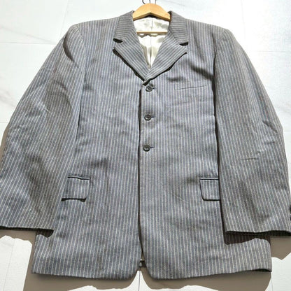 Vintage Yohji Yamamoto Outwear - Yohji Yamamoto POUR HOMME Jacket 97SS Blue Size L - Authentic Archive