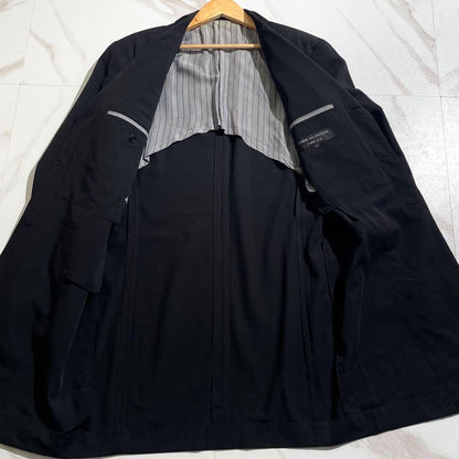 Vintage Comme des Garcons Outwear - COMME des GARCONS HOMME PLUS Tailored Long Jacket Black Size S - Authentic Archive