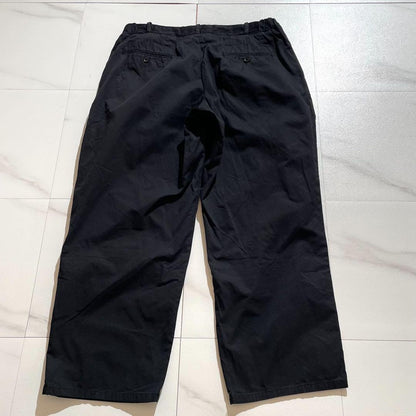 Vintage Yohji Yamamoto Bottoms - Y's for men wide pants Garment dye Black US 31 - Authentic Archive