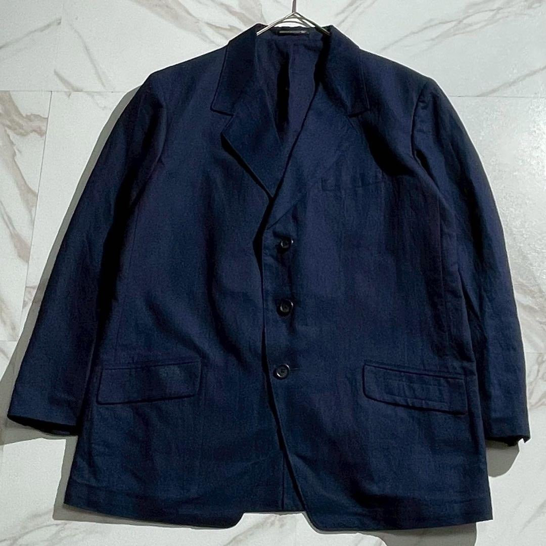 Vintage Yohji Yamamoto Outwear - Yohji Yamamoto POUR HOMME 25SS Oversized Suit Set Blue Size M - Authentic Archive