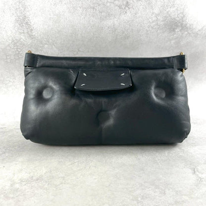 Vintage Maison Margiela Accessory - Maison Margiela 18AW Gram Slam Leather Shoulder Bag Black - Authentic Archive