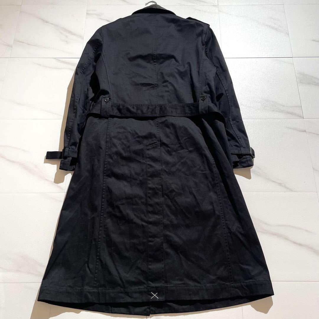 Vintage Yohji Yamamoto Outwear - Brand new Y's for men trench coat Black Size XL - Authentic Archive