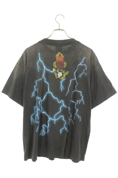 Vintage Saint Michael Tops - Saint Michael 25ss Maria Print Vintage T-Shirt Grey Size M - Authentic Archive