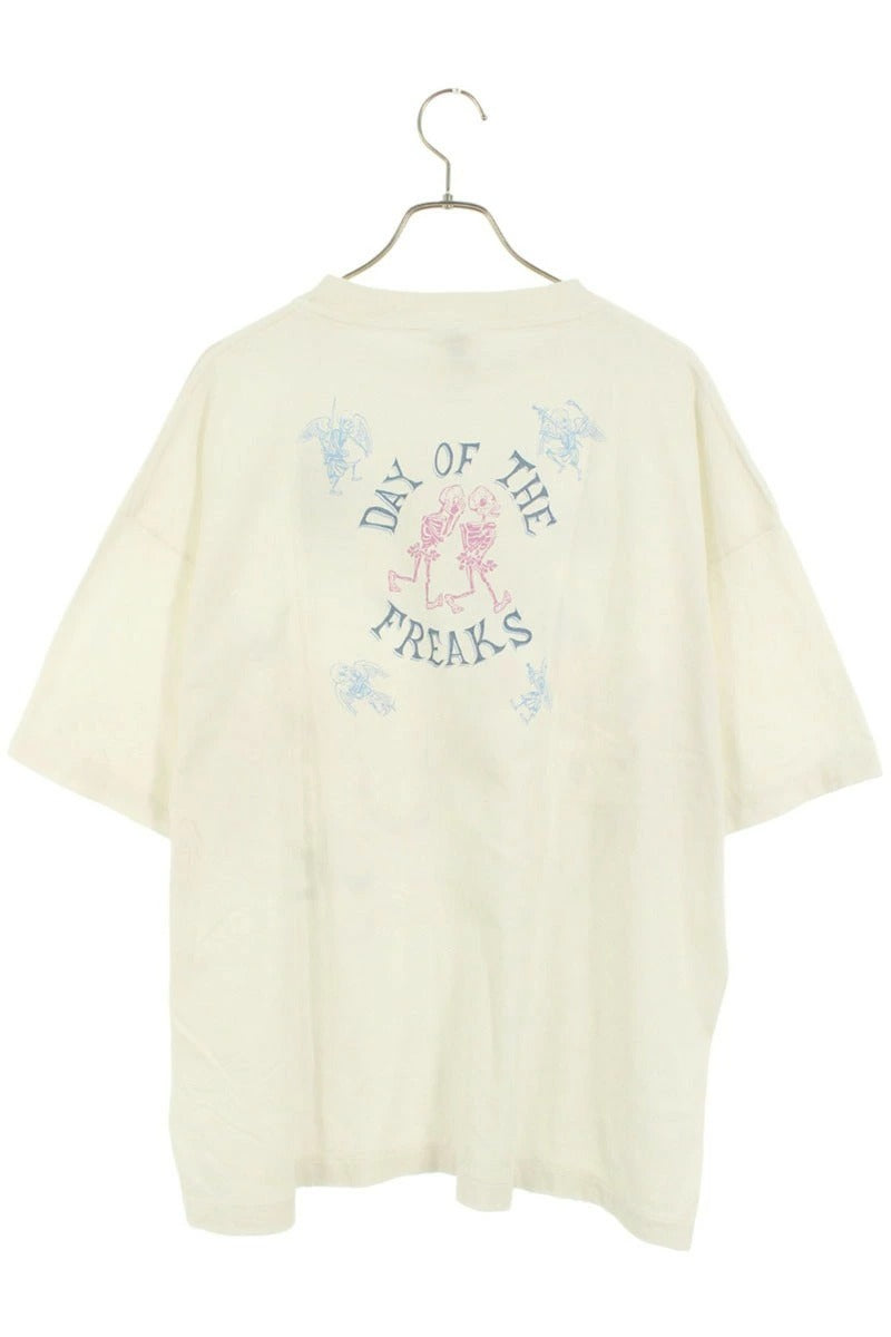 Vintage Saint Michael Tops - Saint Michael 25ss Day Of The Freaks Print T-Shirt White Size XXL - Authentic Archive