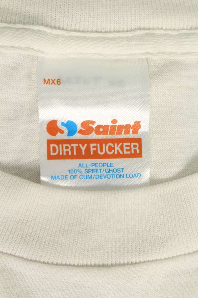 Vintage Saint Michael Tops - Saint Michael 25ss Day Of The Freaks Print T-Shirt White Size XXL - Authentic Archive