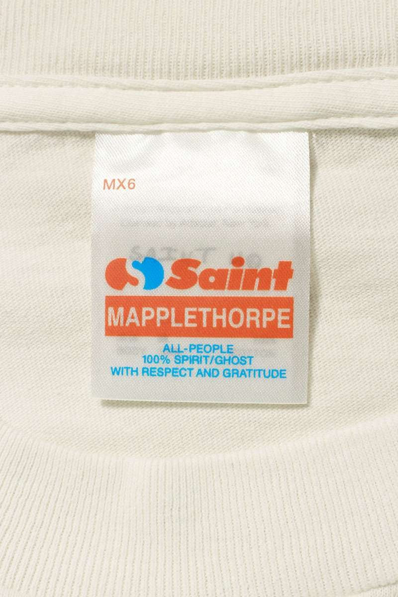 Vintage Saint Michael Tops - Saint Michael 25ss Portrait Maple Soap Photo Print T-Shirt White XXL - Authentic Archive
