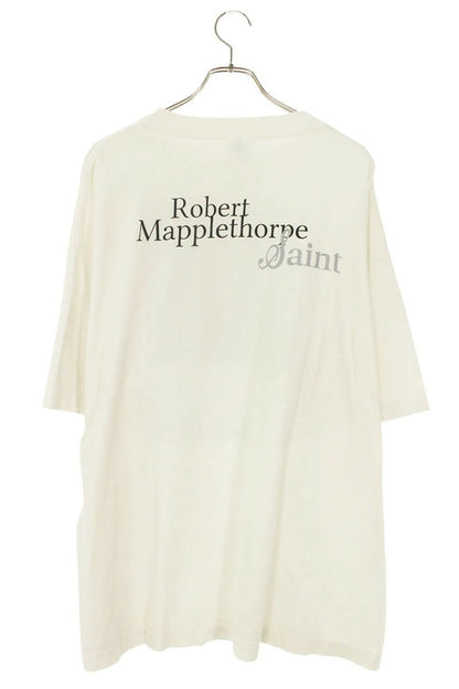 Vintage Saint Michael Tops - Saint Michael 25ss Portrait Maple Soap Photo Print T-Shirt White XXL - Authentic Archive