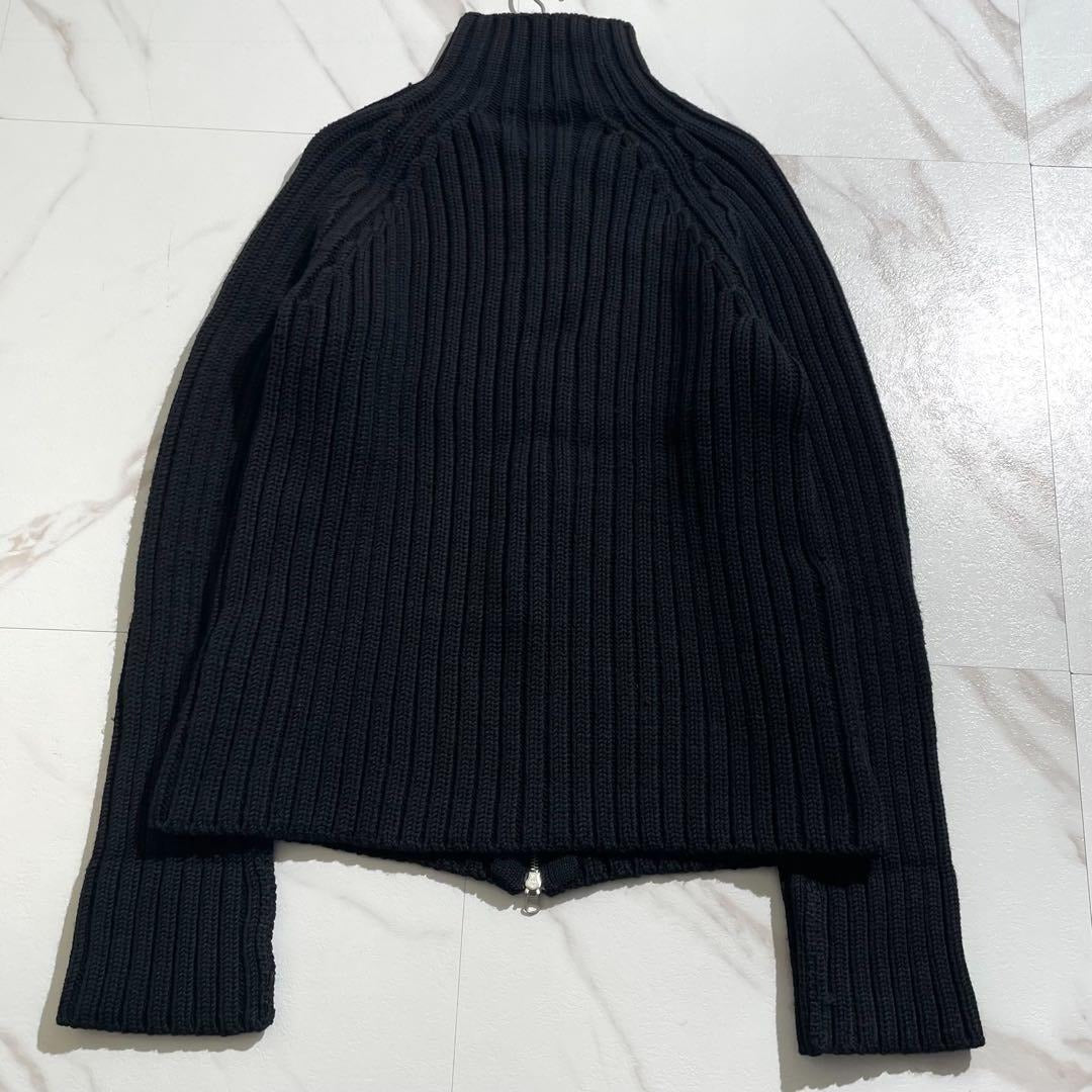 Vintage Yohji Yamamoto Tops - Yohji Yamamoto POUR HOMME 01AW Knit Black Size3 - Authentic Archive