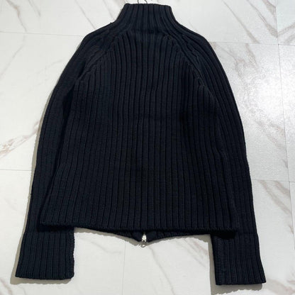 Vintage Yohji Yamamoto Tops - Yohji Yamamoto POUR HOMME 01AW Knit Black Size3 - Authentic Archive