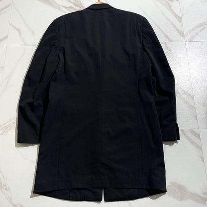 Vintage Comme des Garcons Outwear - COMME des GARCONS HOMME PLUS Tailored Long Jacket Black Size S - Authentic Archive