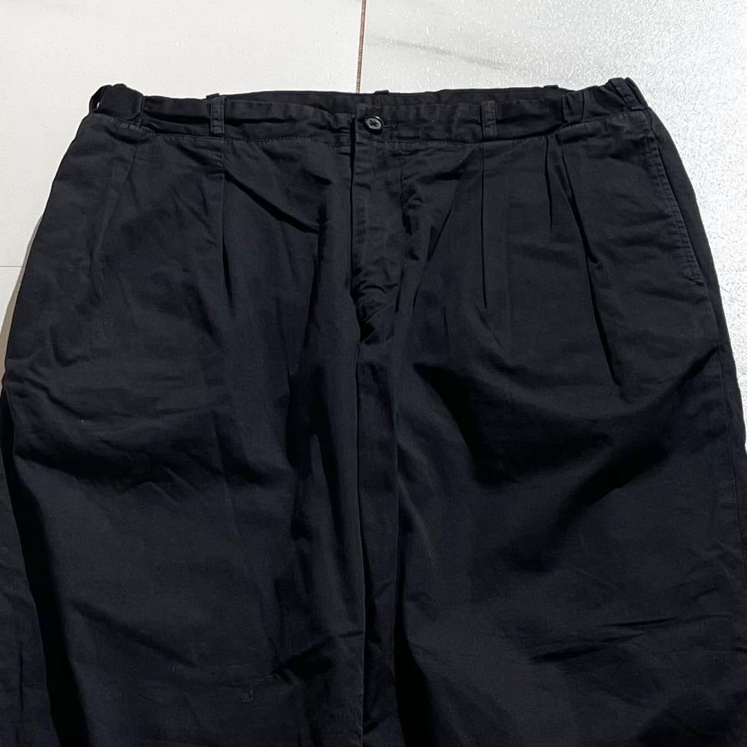 Vintage Yohji Yamamoto Bottoms - Y's for men wide pants Garment dye Black US 31 - Authentic Archive