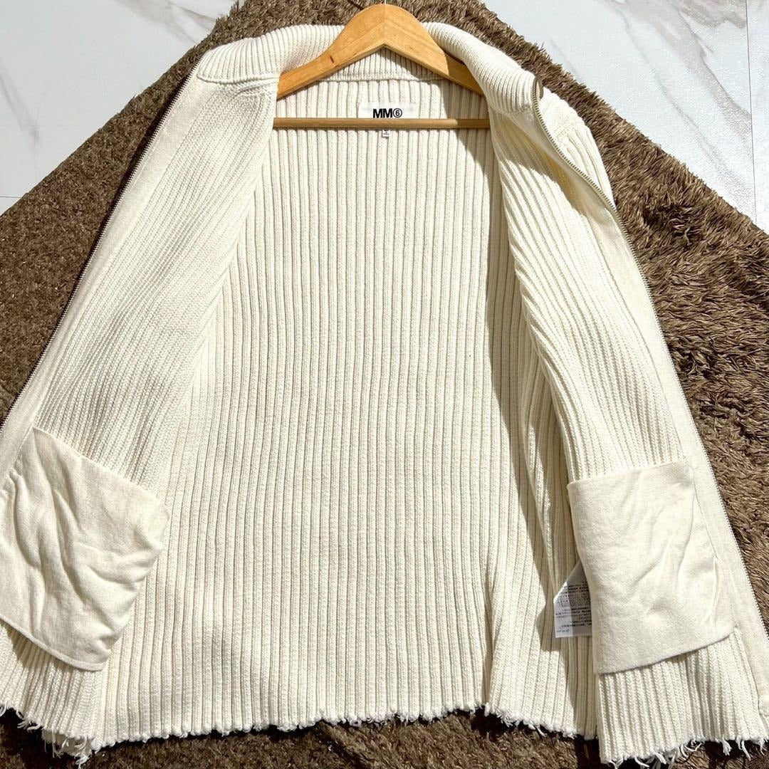 Maison Margiela - Maison Margiela 23SS Driver's Knitwear White Size M