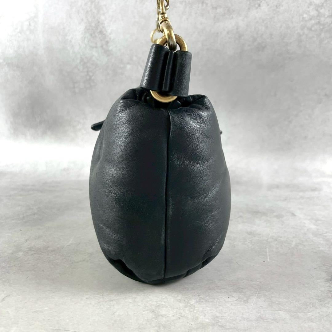 Vintage Maison Margiela Accessory - Maison Margiela 18AW Gram Slam Leather Shoulder Bag Black - Authentic Archive