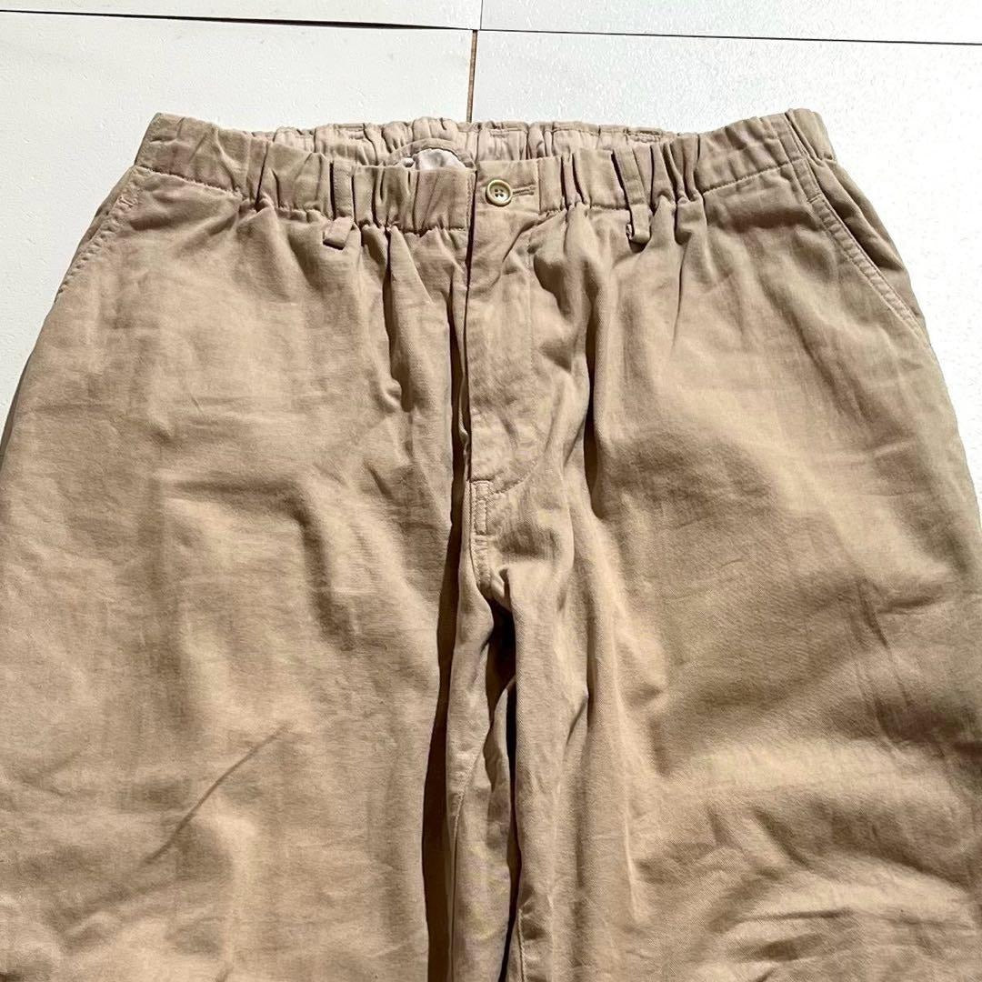 Vintage Yohji Yamamoto Bottoms - Yohji Yamamoto POUR HOMME pants 22SS Beige US 30 - Authentic Archive