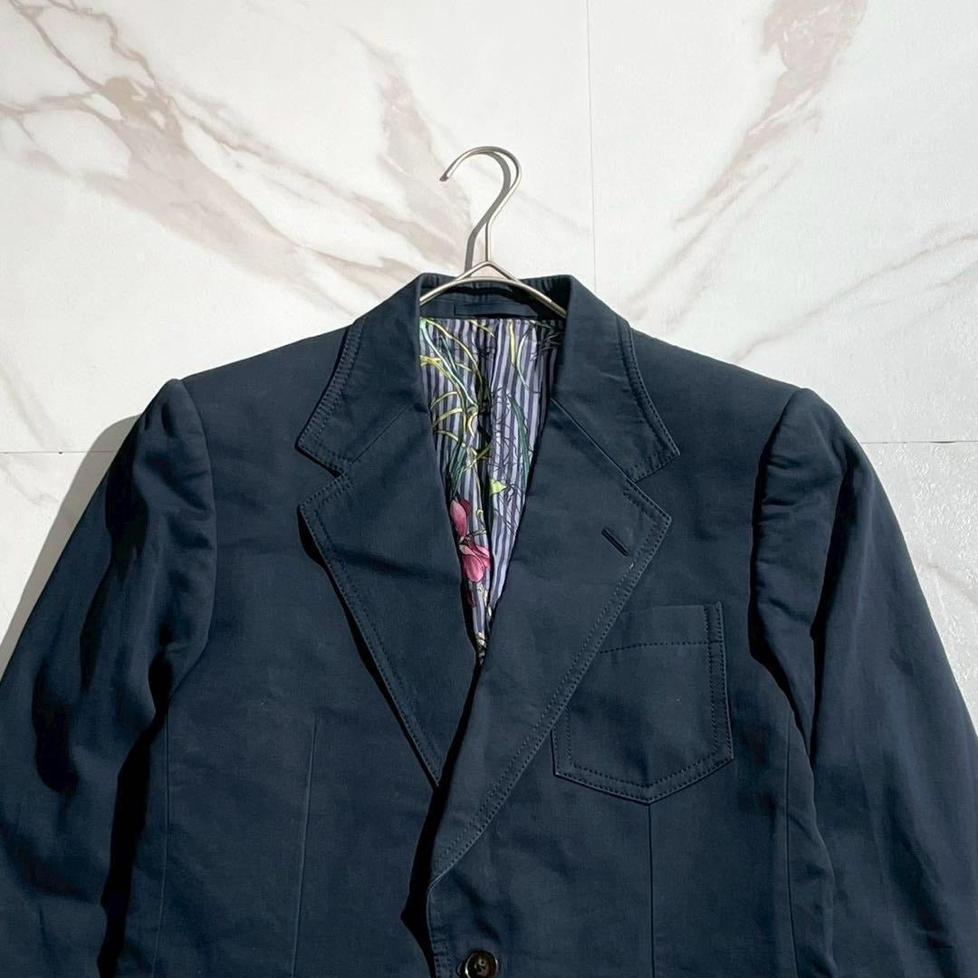 Gucci - GUCCI Floral Tailored Jacket Navy Size M