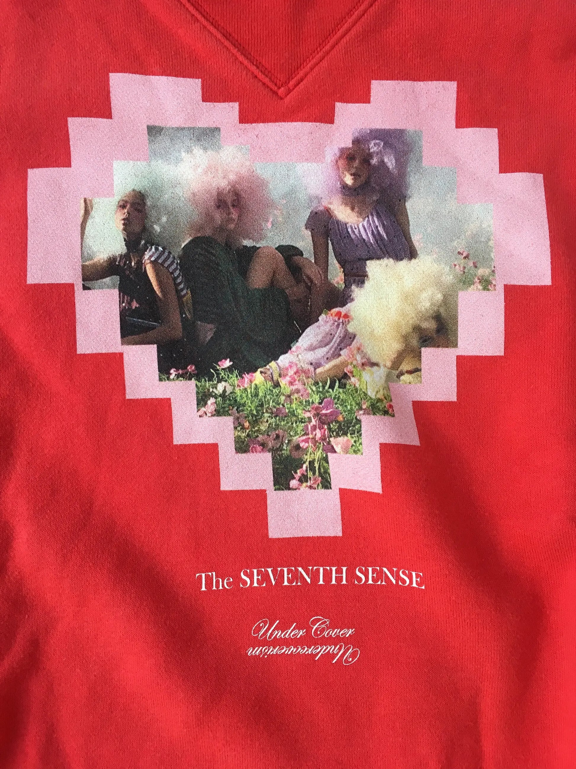 Undercover - UNDERCOVER Cropped Sweatshirt Red Cotton F