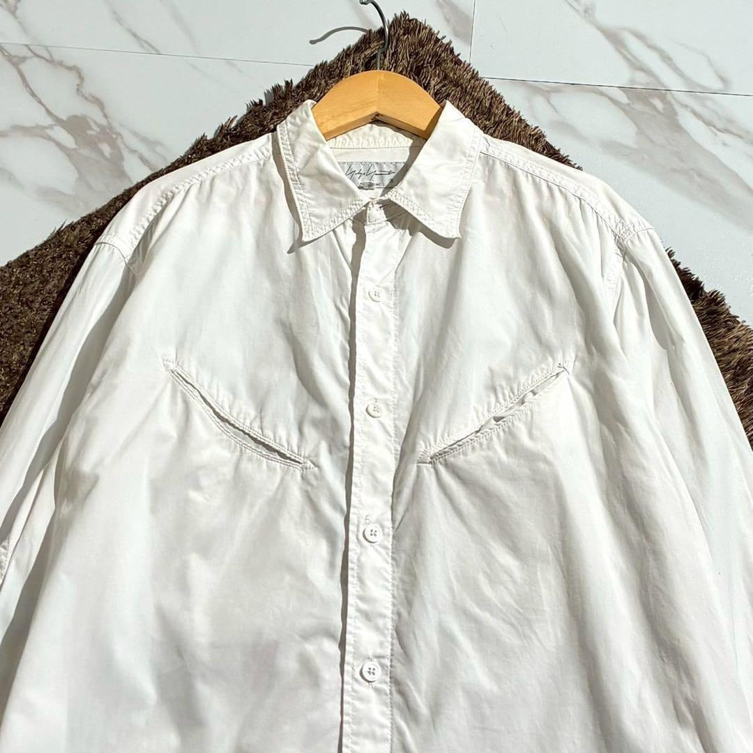 Yohji Yamamoto - Yohji Yamamoto POUR HOMME 23AW Shirt White Size2