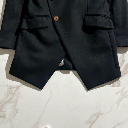 Vintage Vivienne Westwood Outwear - Vivienne Westwood MAN Jacket Wool Black Size44 - Authentic Archive