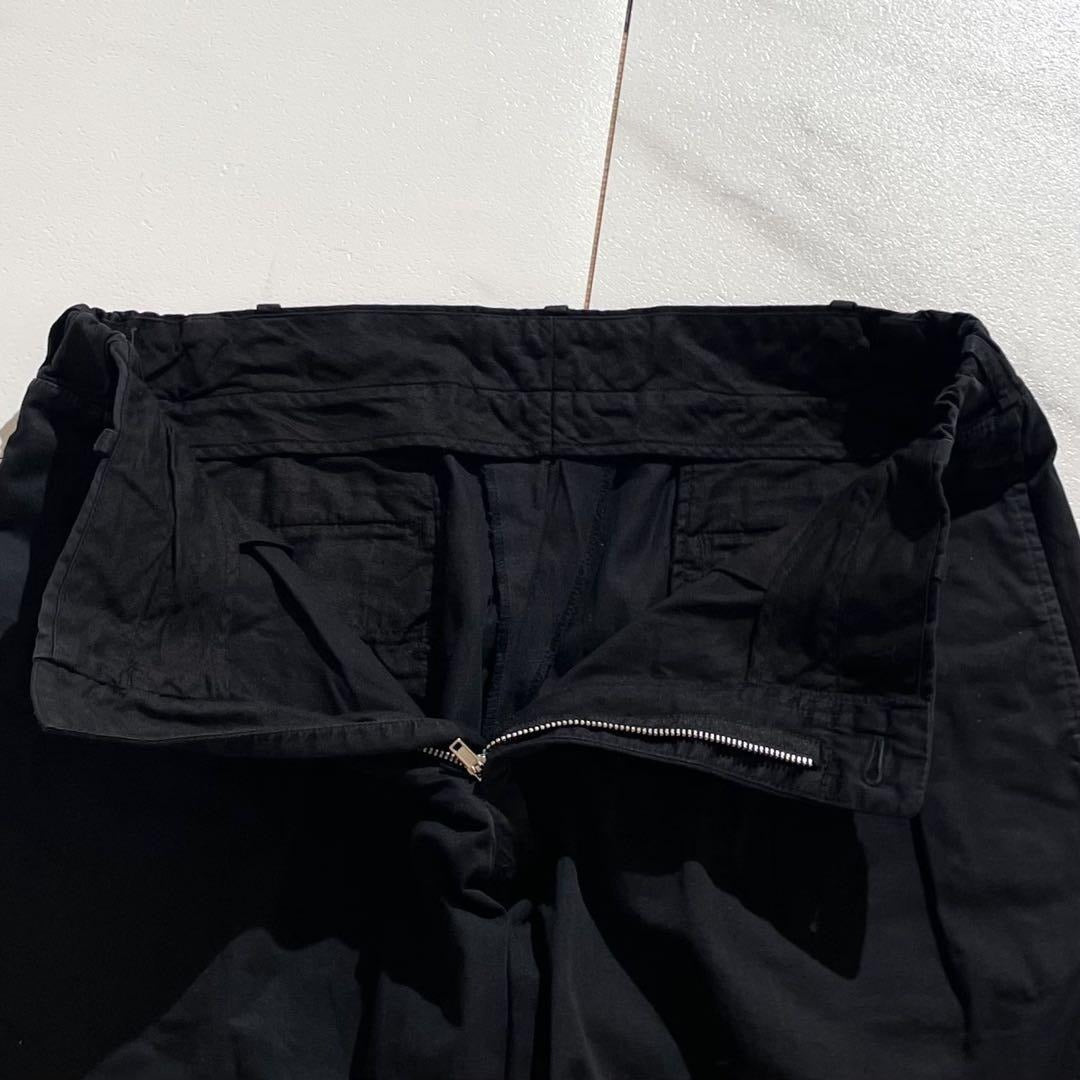 Vintage Yohji Yamamoto Bottoms - Y's for men wide pants Garment dye Black US 31 - Authentic Archive