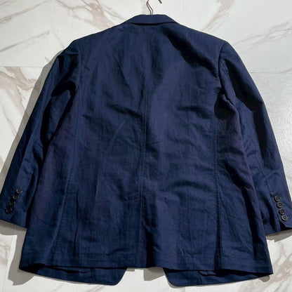 Vintage Yohji Yamamoto Outwear - Yohji Yamamoto POUR HOMME 25SS Oversized Suit Set Blue Size M - Authentic Archive