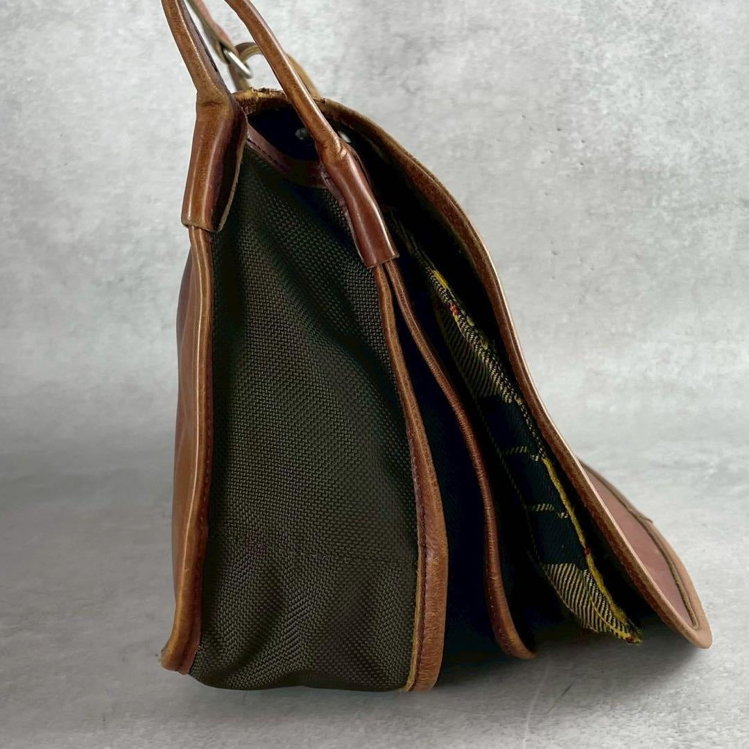 Comme des Garcons - COMME des GARCONS Fishing Bag Tartan Brown